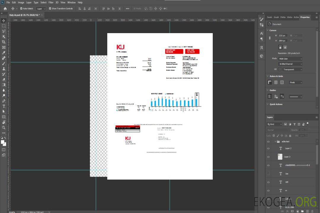 Facture commerciale du service public d'électricité du Kentucky, SCR template Facture commerciale du service public d'électricité du Kentucky, SCR template